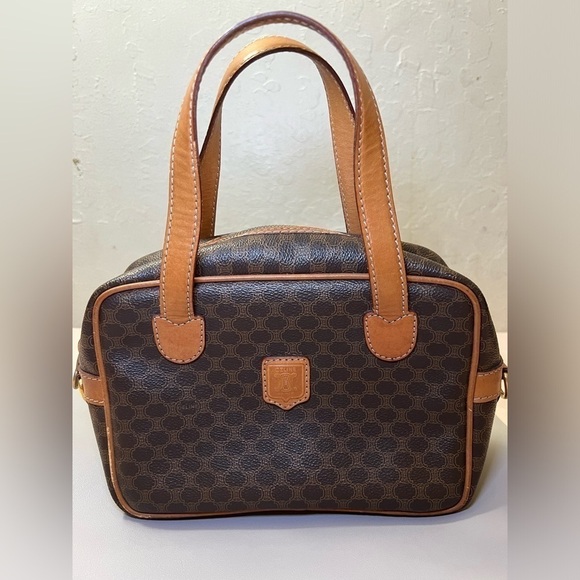 Vintage Celine Macadam Pattern Handbag. - Picture 1 of 15